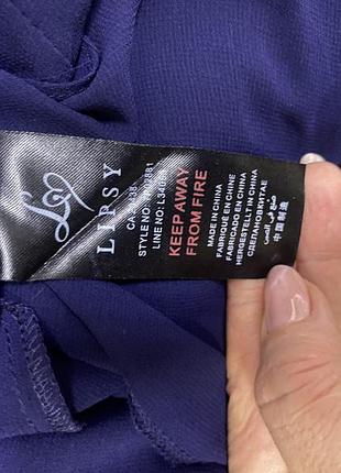 Синя цікава блуза lipsy 32/4/xxs 6