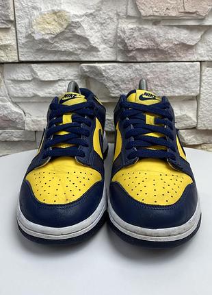 Оригінальні кросівки nike dunk low michigan 3