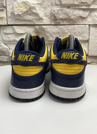 Оригінальні кросівки nike dunk low michigan 4