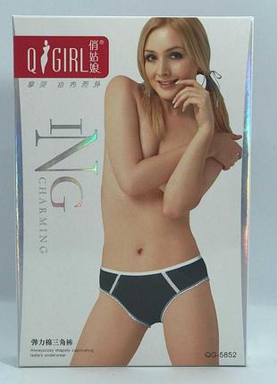 Труси жіночі *qgirl* розмір m/l/xl/2xl 26083