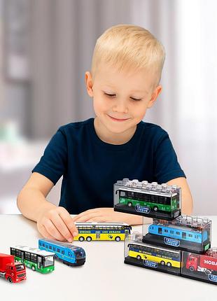 Модель – автобус екскурсійний україна (в пласт. боксі) 3