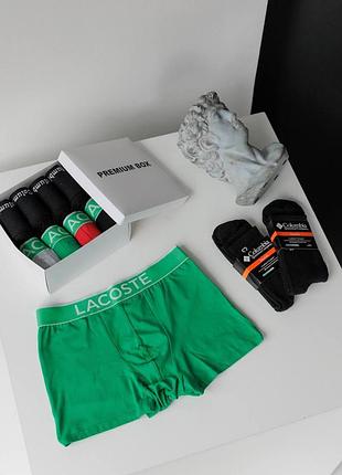 Комплект 4 штуки трусив + 6 пар термошкарпеток у premium box m