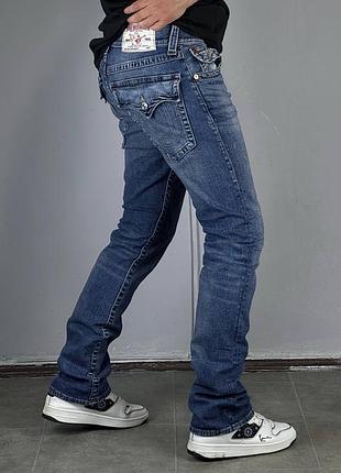 True religion straight flap jeans джинси штаны джинсы штани брюки скини скіні деним одяг одежда классические прямые зауженые трушки тру релиджн 964