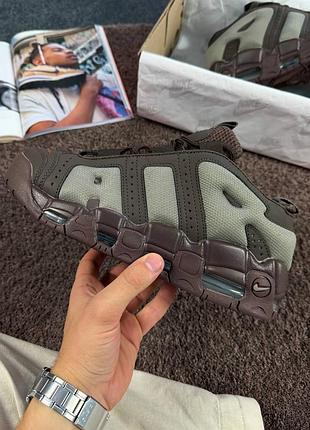 Чоловічі кросівки nike air more uptempo brown