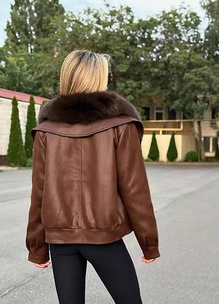 Куртка з хутром песця 7