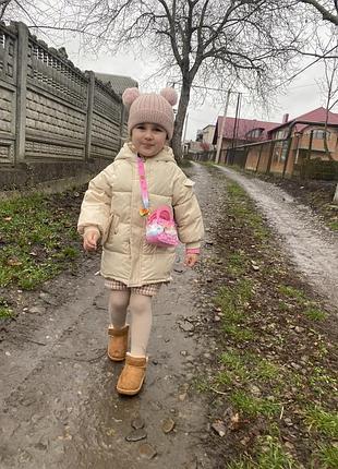Куртка дитяча молочного кольору 6