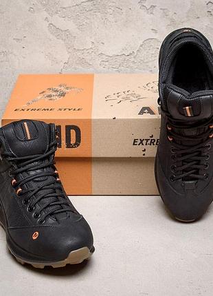 Чоловічі зимові шкіряні черевики merrell intercept