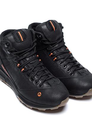 Чоловічі зимові шкіряні черевики merrell intercept