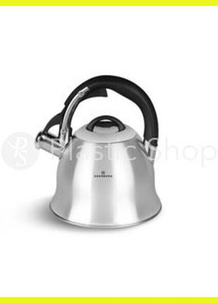 Чайник со свистком из нержавеющей стали edenberg eb-8825 - 2.5л