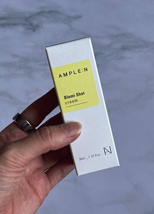 Ample:n blemi shot cream - освещающий крем против пигментации и постакне с ниацинамидом и кислотами - 30 мл
