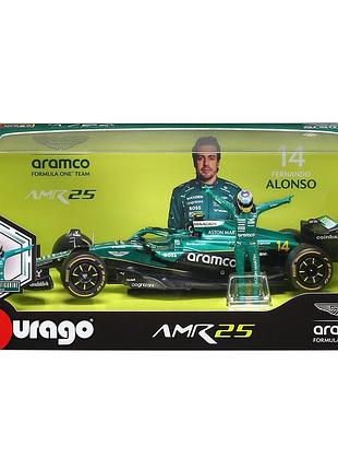 Автомодель с фигуркой – aston martin amr25 (2025) (1:24)