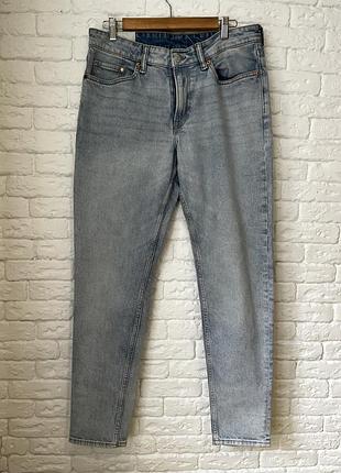 Джинси чоловічі h&m tapered світло-блакитні