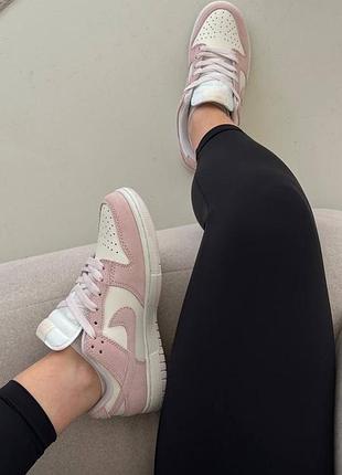 Sb dunk low pink metallic gold 4