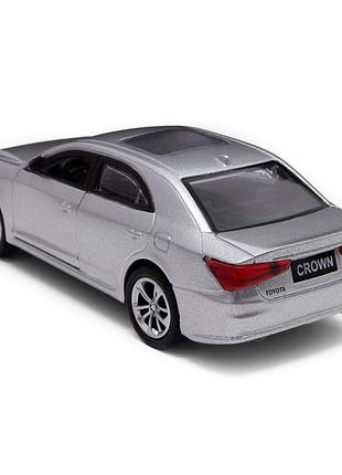Автомодель - toyota crown (серебрист.) 5