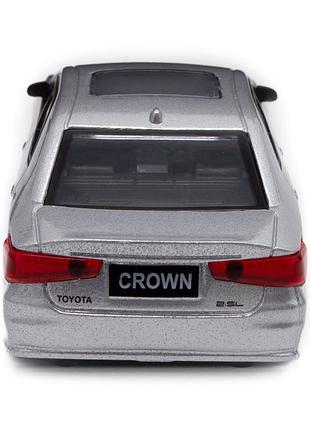 Автомодель - toyota crown (серебрист.) 6