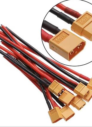 Роз’єми xt60 male/female з проводами 14awg для lipo — пара
