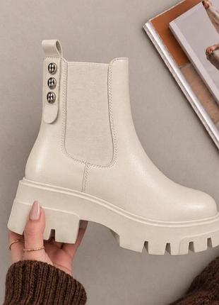 Шкіряні зимові черевики