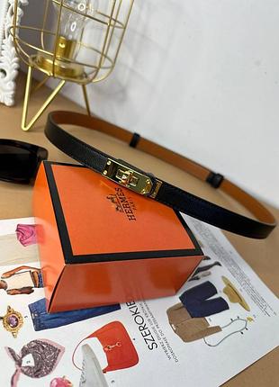 Кожаный женский ремень hermes гермес