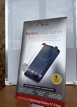 Захисне скло zagg invisibleshield для samsung galaxy s7 edge — нове