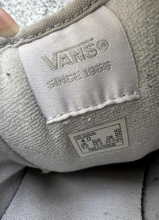 Кеди унісекс vans old skool світло-сірі 6