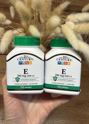 Вітамін е від 21 century 180 mg 110 softgels