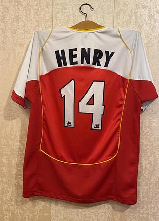 Футбольна форма чоловіча arsenal домашня червона henry