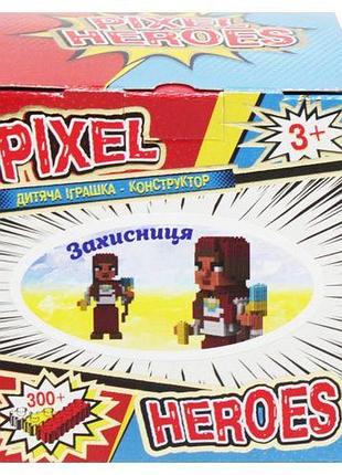Конструктор "pixel heroes: защитница", 410 дет.