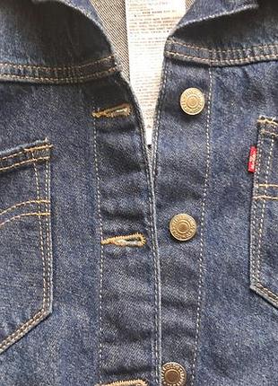 Куртка для підлітків levi's джинсова синя 2