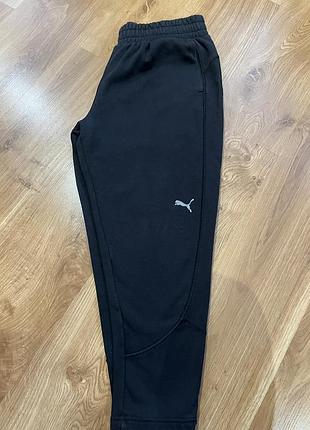 Спортивні штани жіночі puma укорочені чорні l