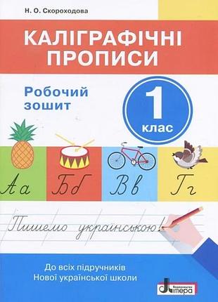 Нуш 1 класс. каллиграфические прописи: рабочая тетрадь