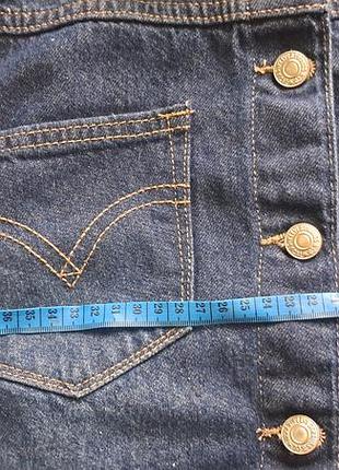 Куртка для підлітків levi's джинсова синя 6