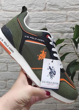 Кроссовки мужские u.s. polo assn. tabry002-mil 44р. 29см (оригинал)