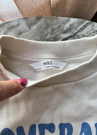 Світшот для дівчинки 8-9р m&s 5