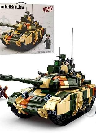 Конструктор для хлопчиків m38-b0756 танк 758 деталей