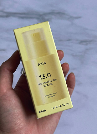 Abib bright force serum 13.0 pump - осветляющая сыворотка для лица 30 мл