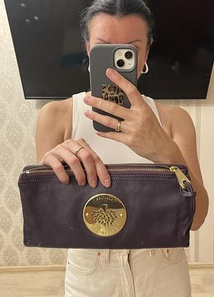 Клатч жіночий mulberry фіолетовий