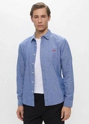 Сорочка чоловіча levi's синя розмір m