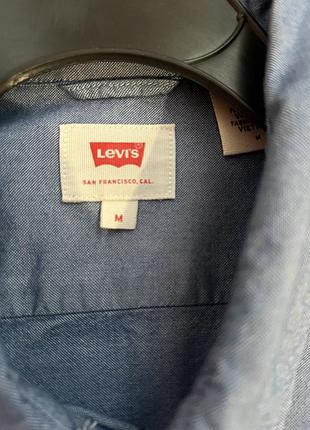 Сорочка чоловіча levi's синя розмір m 4