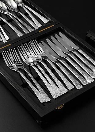 Набор столовых приборов "element s" черный 5