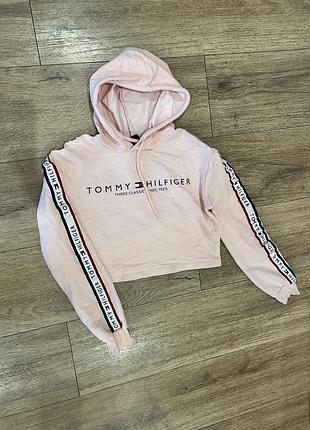 Кофта для дівчат tommy hilfiger рожева