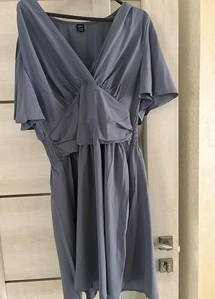 Жіноча коротка сукня shein сіра