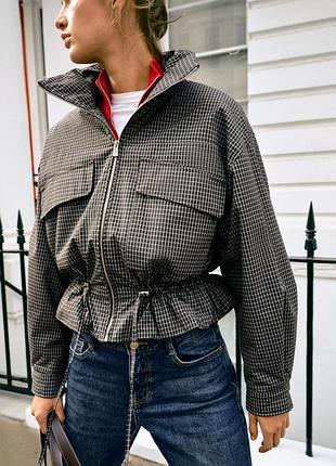 Куртка жіноча з паском zara new