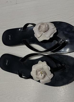 В'єтнамки жіночі melissa чорні гумові