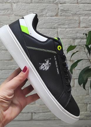 Кросівки чоловічі u.s. polo assn. rokko001a-blk 45р. (оригінал), поло