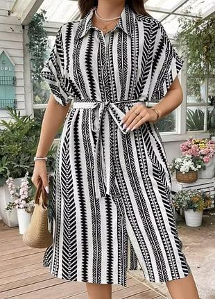 Красиве з пояском плаття 👗 сорочка