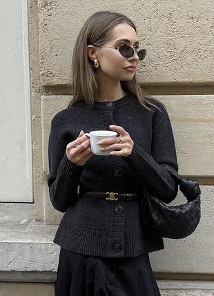 Стильний вовняний кардиган zara з нових колекцій