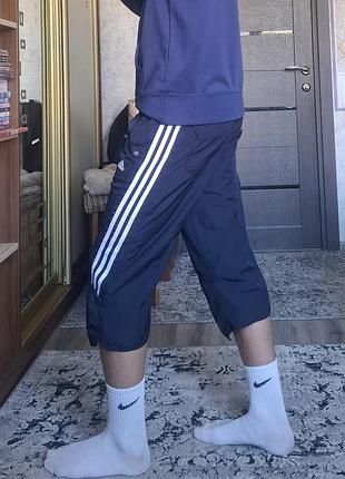Бриджі чоловічі adidas climalite сині