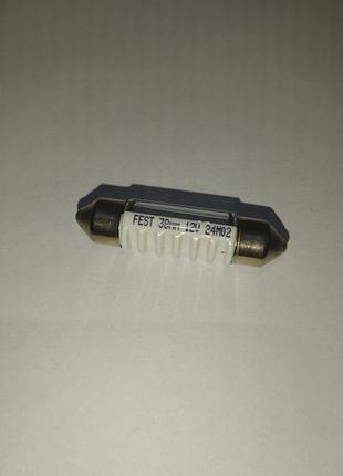 Narva лампочка led 12v 0,6w (38мм) 3