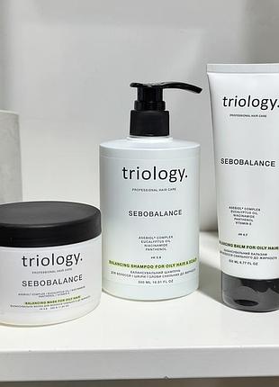 Sebobalance triology полный уход: шампунь, бальзам, маска