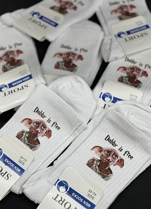 Носки «dobby is free» — 3 пары, размеры 35–39 / 40–45 36-40, черный